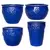 MCarr 26pc Dogwood Planter Pallet Admiral Blue
