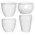 MCarr 26pc Dogwood Planter Pallet Glossy White