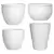 MCarr 26pc Trail Vine Planter Pallet Glossy White