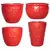 MCarr 26pc Trail Vine Planter Pallet Red