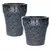 MCarr 30pc Smooth Planter Pallet Falling Black