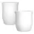 MCarr 30pc Tall Hourglass Planter Pallet White