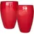 MCarr 15pc Ribbed Planter Pallet Red