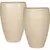 MCarr 15pc Ribbed Planter Pallet Yellow Cream