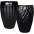 MCarr 15pc Tall Swirl Planter Pallet Glossy Black