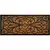 DHTG 18"x48" Deluxe Design Scroll Mansion Rubber Backed Coir Outdoor Doormat