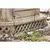 Panacea 18"x8' Romantic Folding Fence Black