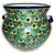 Talavera 12" Peacock Michoacana Pot