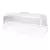 LND 7" Clear Dome with 2 Vents that Open and Close 40/CS