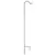 Panacea 84" Black Single Shepherds Hook
