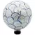 Gardener Select 10" White Inlay Glass Mosaic Garden Globe