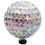 Gardener Select 10" Mixed Collage Glass Garden Globe