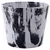 Gardener Select 19" Mixed Stone White and Black Planter