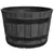 Gardener Select 12" Barn Whiskey Brl Round Planter 12/CS