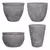 MCarr 26pc Mixed Planter Pallet Full Volcanic Plum