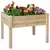 Master Gardner 48x34x35 Garden Table Natural No Tools Required