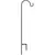 AGW 65"x12" Short Single Shepherd Hook Black
