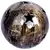 MCarr 10" Sphere W/Stars Falling Brown