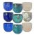 MCarr 54PC Garden Theme Cup Pltr Plt Mixed Colors