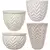 MCarr 26pc Chevron Planter Pallet White