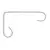 Panacea 6" White Hanging Plant Bracket