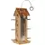 Perky Pet Wood Tin Jay Feeder with Twig Style Perches 2