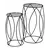 AGW UrbanGarden Round Table Matte Black
