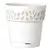 Deroma 5.9" Leaf Pot Premium Plastic White