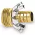 Gilmour Brass Coupling Male Coupling, 5/8"