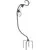 Panacea 40" Bee- Conscious Yard Stake Basket Hanger