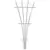 Panacea 48" White Wood Fan Trellis