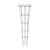 Panacea 54" Rustic Fltd Tomato & Plant Support Cage Rust
