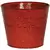 Robert Allen 8" Fleur De Lis Planter Cayenne