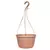 GROWER SELECT 10IN BUSHEL HANGING BASKET W/HANGER TAN W/BROWN WASH 24/CS