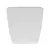 HC 10" Aria Square Planter White