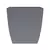 HC 10" Aria Square Planter Warm Grey