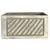 MCarr 7.9" Low Square Pot W/ Diagonal Stripe Antique Beige