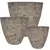 MCarr 6pc Large Round Planter Pallet Full Volcanic Brown