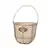 Panacea Egg Gathering Basket/Planter With Burlap Liner
