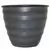 Robert Allen 12" Woodsdale Planter Charcoal