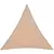 Coolaroo 16'5" Premium Triangle Shade Sail Kit Beech