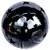 MCarr 12" Sphere W/Stars Glossy Black