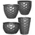 MCarr 26pc Hexagonal Planter Pallet Matte Black