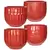 MCarr 32pc Mixed Bell Planter Pallet Red