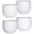 MCarr 32pc Mixed Bell Planter Pallet White