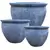 MCarr 16pc Large Round Planter Pallet Full Volcanic Blue