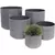 Algreen 5pc Set Cylinder Brushed Gray 5.5" 7.2" 8.3" 11" & 12.6"