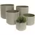 Algreen 5pc Set Cylinder Brushed Taupe 5.5" 7.2" 8.3" 11" & 12.6"