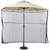 Classic Accessories 68" Universal Patio Umbrella Shade Screen