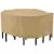 Classic Accessories 69" Round Terrazzo Patio Table & Chair Set Cover